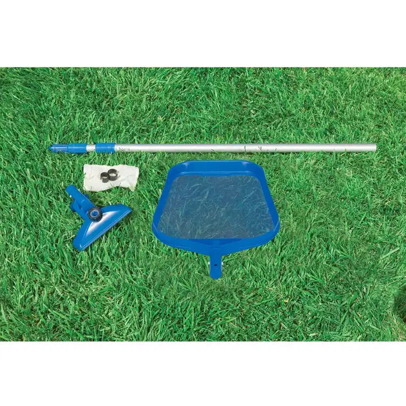 Piscine ronde Intex de 3,66 m x 0,76 m avec pompe de filtration et kit de nettoyage avec aspirateur et perche
