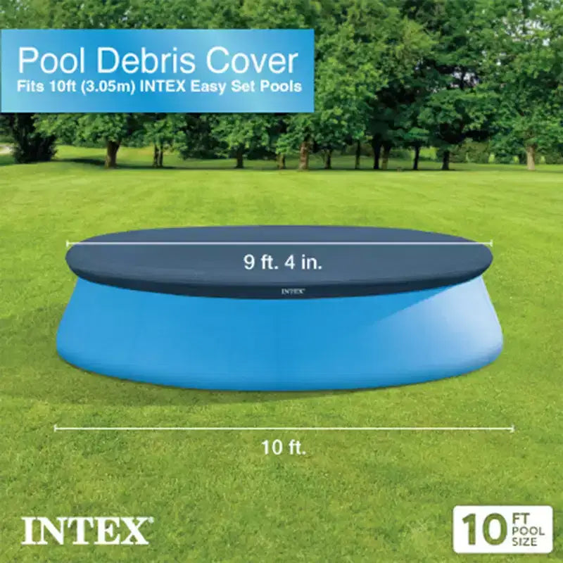 Piscine hors-sol gonflable ronde Intex Easy Set 305 x 76 cm avec bâche