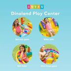 Piscine gonflable Intex Dinoland pour enfants et centre de jeux aquatique gonflable Océan avec toboggans, jets d'eau, jouets et jeux