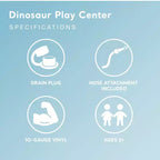 Centre de jeux Intex Dinoland, piscine gonflable pour enfants et piscine aquatique dinosaure avec pulvérisateurs d'eau, cascades, toboggans et jeux