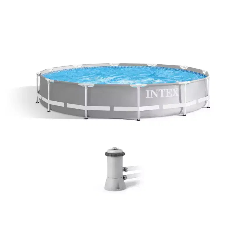 Piscine hors-sol Intex Prism Frame 3,66 m avec pompe et échelle