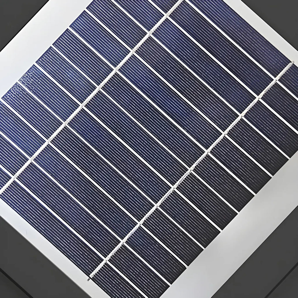 Lampes solaires d'extérieur cubiques en métal noir