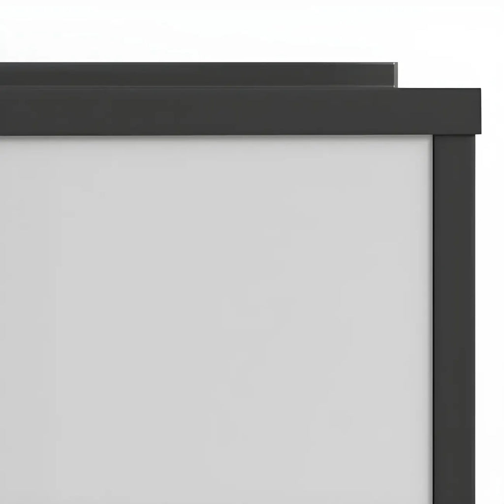 Lampes solaires d'extérieur cubiques en métal noir
