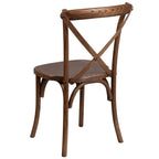 Set tavolo da fattoria pieghevole rustico 8 x 40 con 10 sedie a croce e cuscini