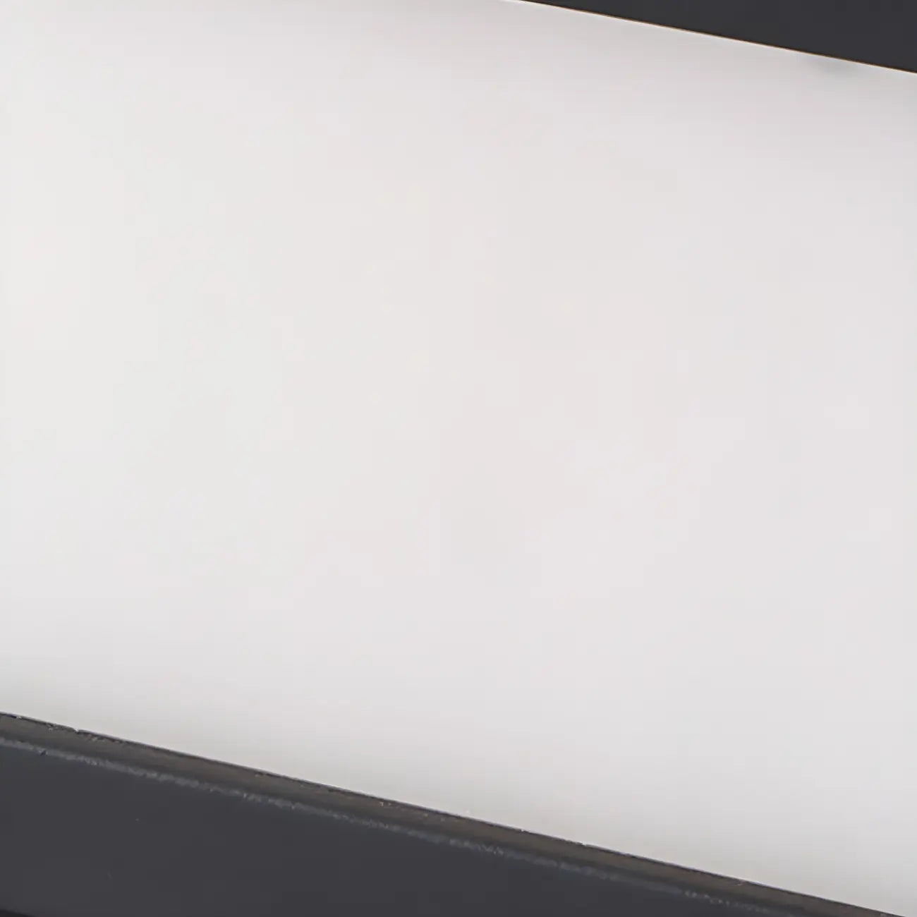 Lampadaires solaires LED rectangulaires noirs pour l'extérieur