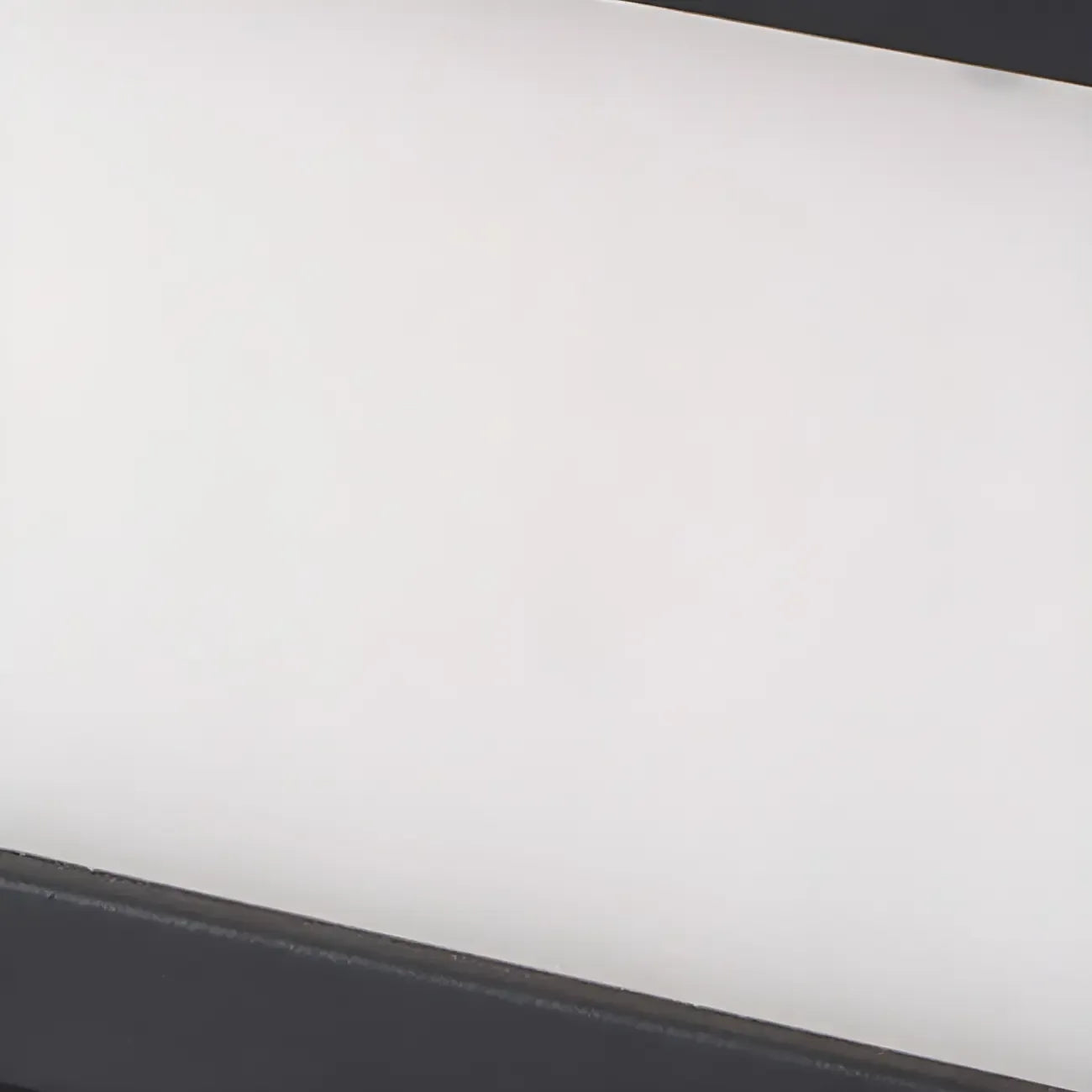 Lampadaires solaires LED rectangulaires noirs pour l'extérieur