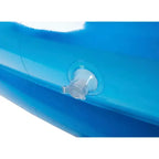 Piscine Gonflable Rectangulaire Bleue et Blanche Pool Central de 1,98 m