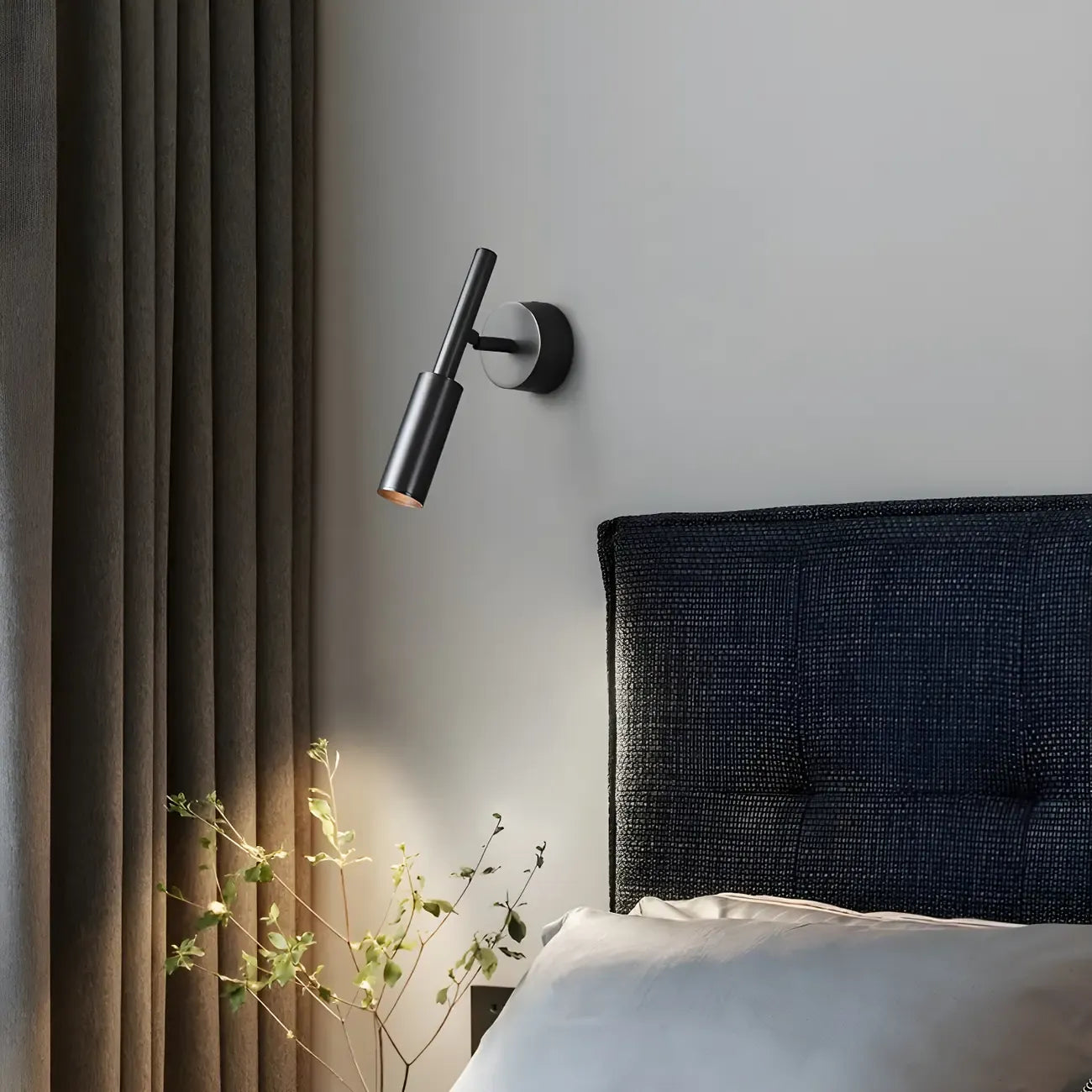 Applique murale de lecture LED moderne à 3 niveaux d'intensité pour chambre à coucher