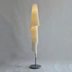 Lampadaire LED spiralé blanc unique pour la décoration du salon