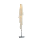 Lampadaire LED spiralé blanc unique pour la décoration du salon