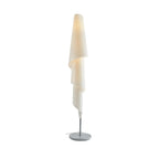 Lampadaire LED spiralé blanc unique pour la décoration du salon