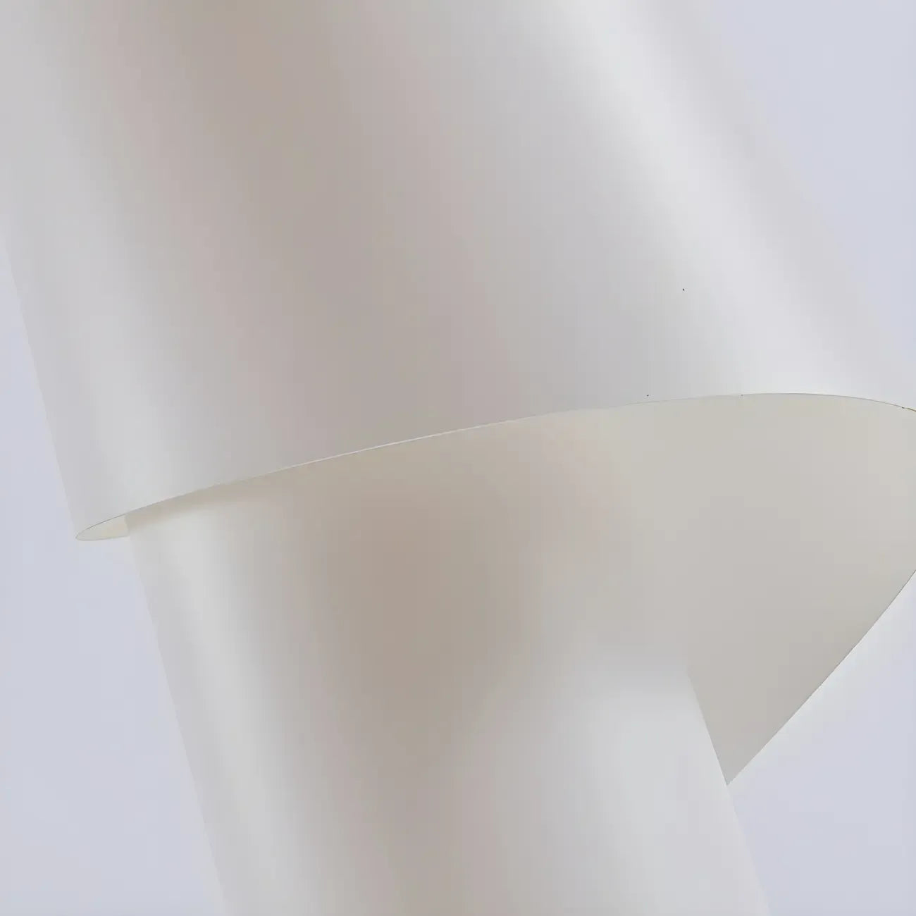 Lampadaire LED spiralé blanc unique pour la décoration du salon