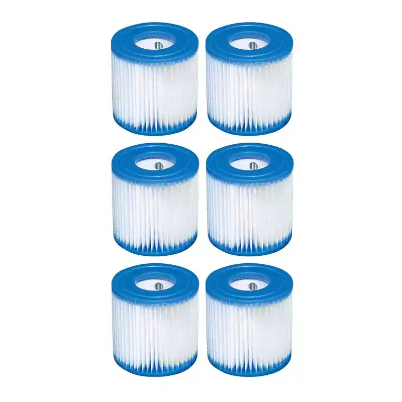 Piscine ronde Intex de 3,05 m avec kit d'entretien, bâche et cartouches filtrantes (lot de 6)