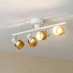 Faretto a binario LED moderno a 4 luci dimmerabile con testa regolabile