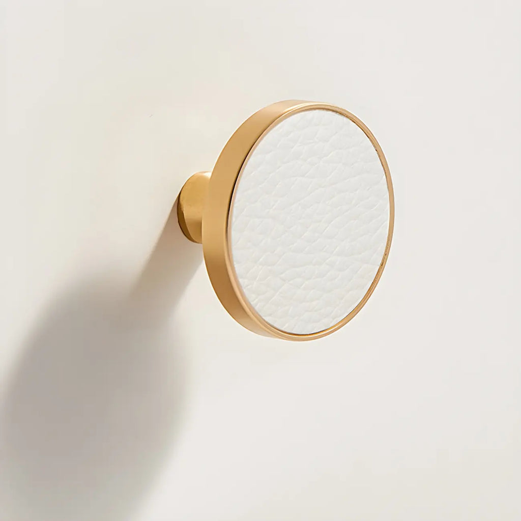 Table de chevet française en bois blanc à deux couches