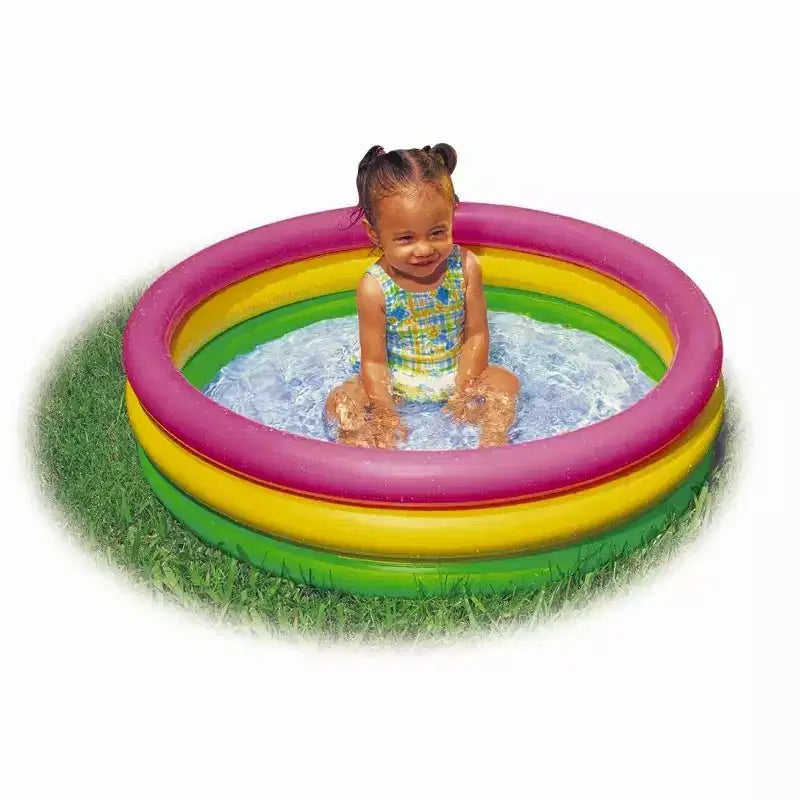 Piscine gonflable pour bébés/enfants Intex Sunset Glow, 86 cm x 25 cm (lot de 6)