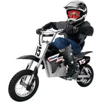 Razor MX400 Kid & Teen Dirt Rocket 24V Ride On High-Torque Electric Motocross Motorcycle Toy Dirt Bikes, Velocità fino a 22 km/h, Nero e Verde, Confezione da 2
