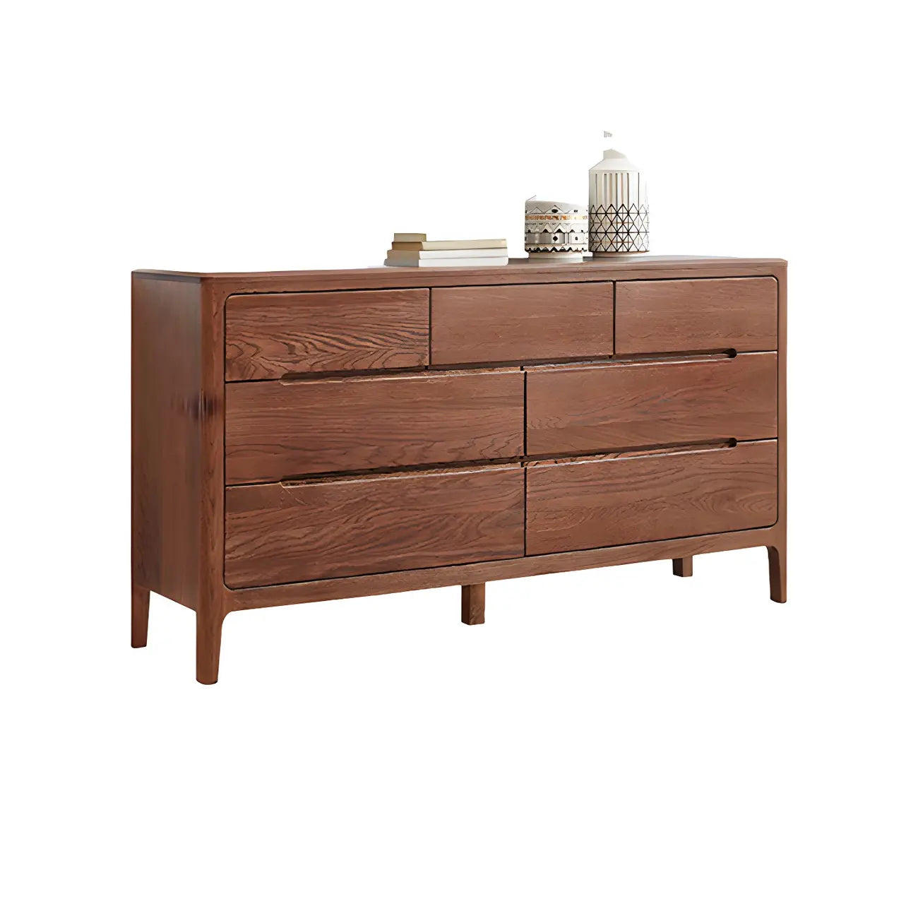 Commodes doubles traditionnelles en bois massif naturel avec tiroirs