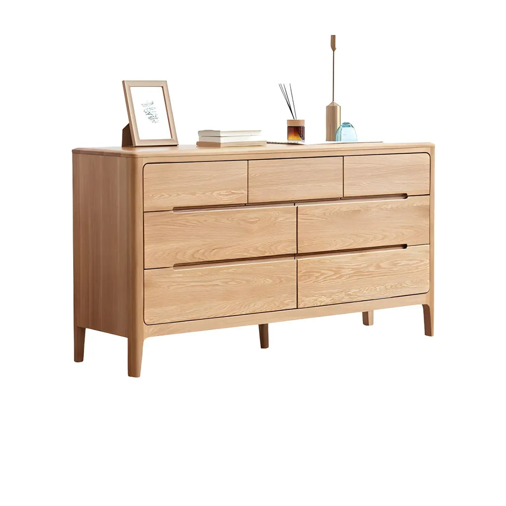 Commodes doubles traditionnelles en bois massif naturel avec tiroirs