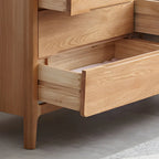 Commodes doubles traditionnelles en bois massif naturel avec tiroirs