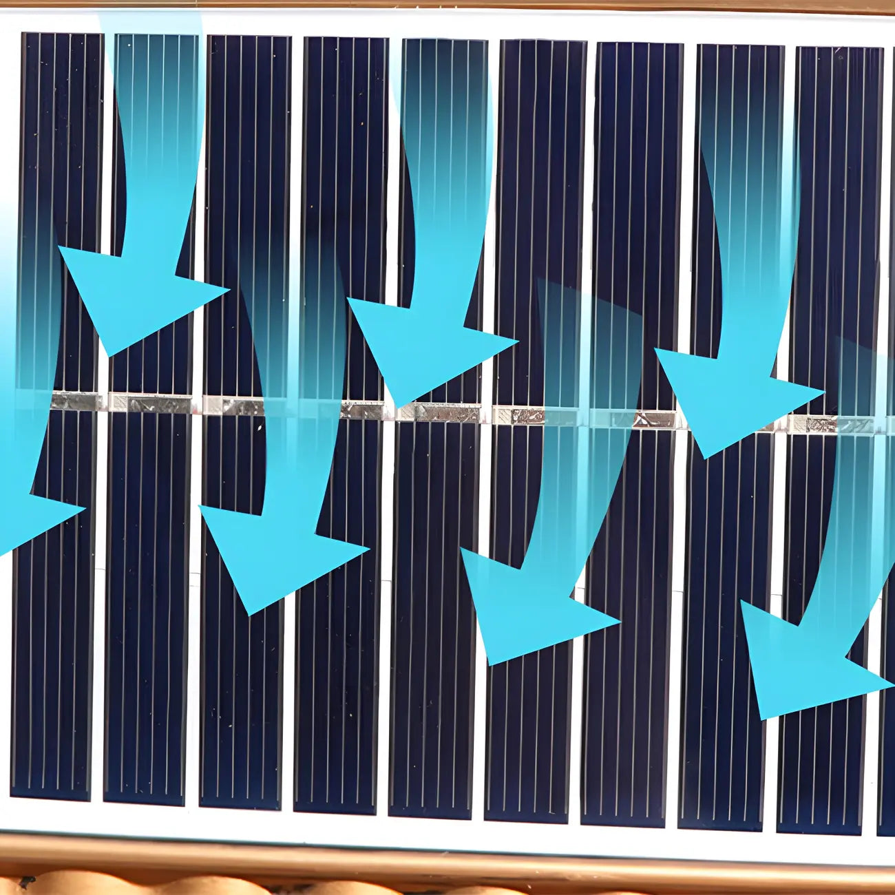 Lampadaires solaires carrés dorés en forme de maison pour l'extérieur