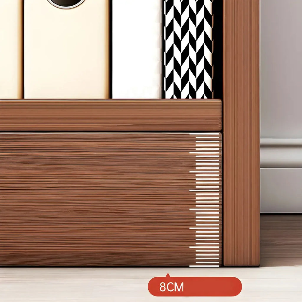 Étagère cubique de rangement en chêne massif de style moderne du milieu du siècle, à 5 niveaux