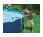 Piscine Intex à cadre métallique avec pompe filtrante et kit de nettoyage de piscine (pack de 2)