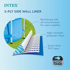Piscine hors sol Intex Metal Frame 305x76 cm et échelle pour piscine Intex Steel Frame