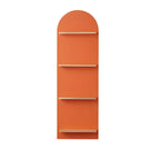 Étagère murale moderne cintrée verticale pour disques vinyles et livres
