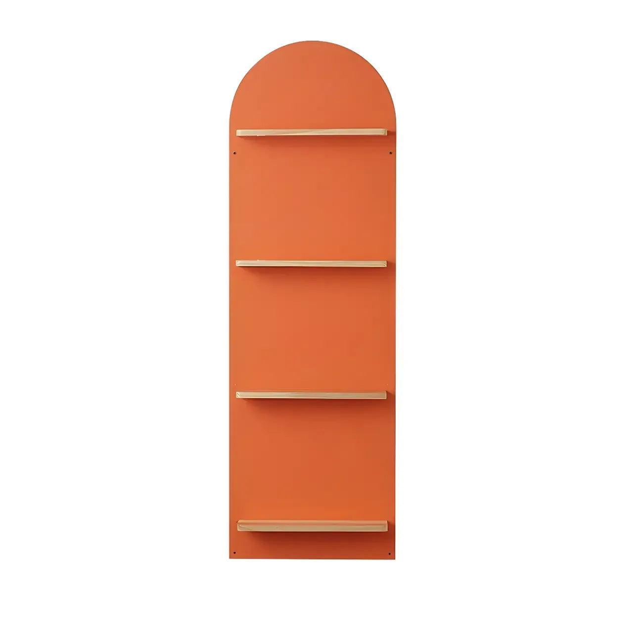 Étagère murale moderne cintrée verticale pour disques vinyles et livres