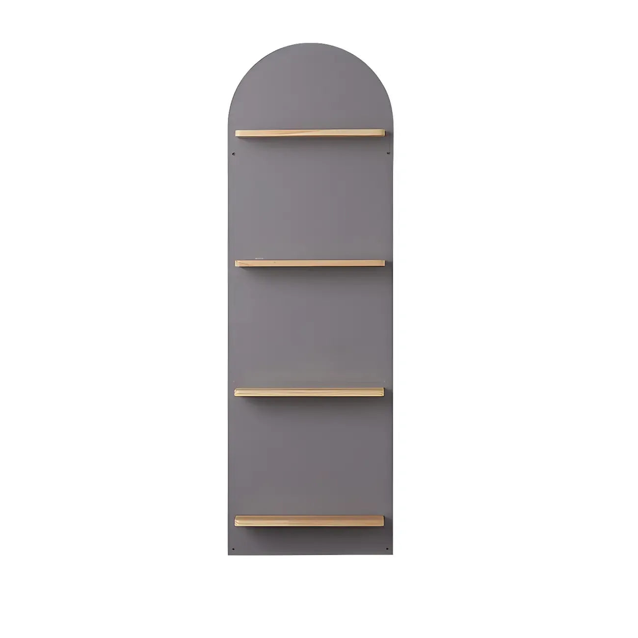 Étagère murale moderne cintrée verticale pour disques vinyles et livres