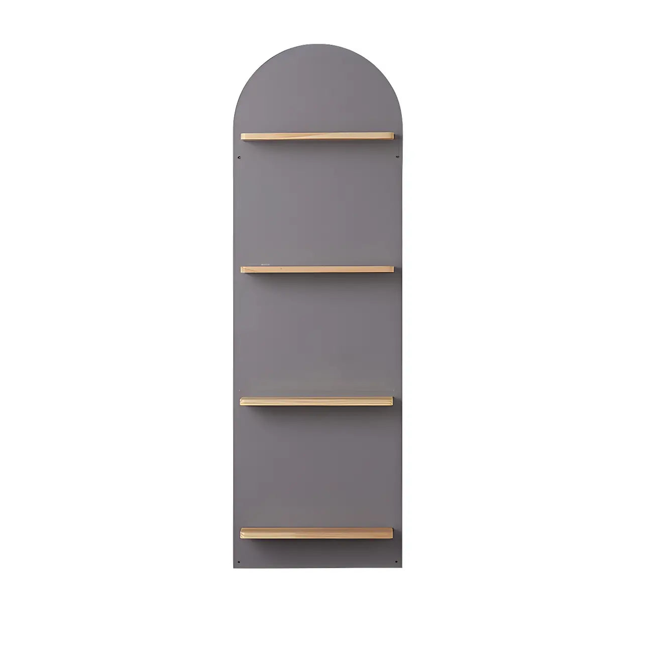 Étagère murale moderne cintrée verticale pour disques vinyles et livres