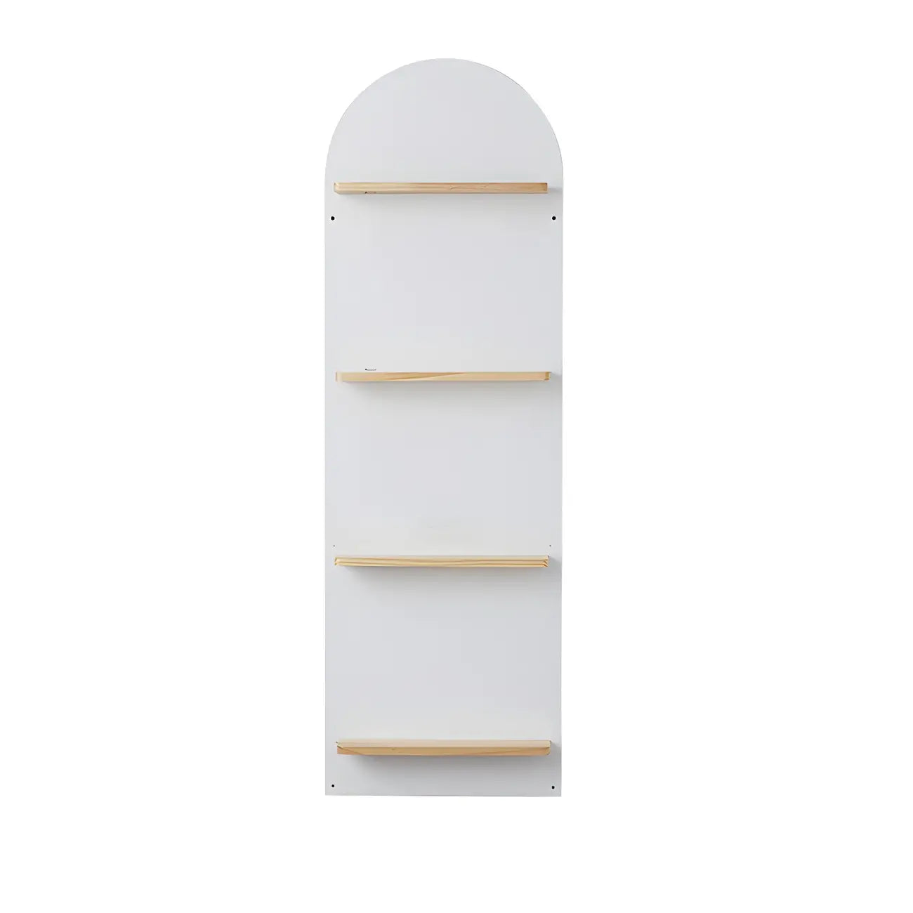 Étagère murale moderne cintrée verticale pour disques vinyles et livres