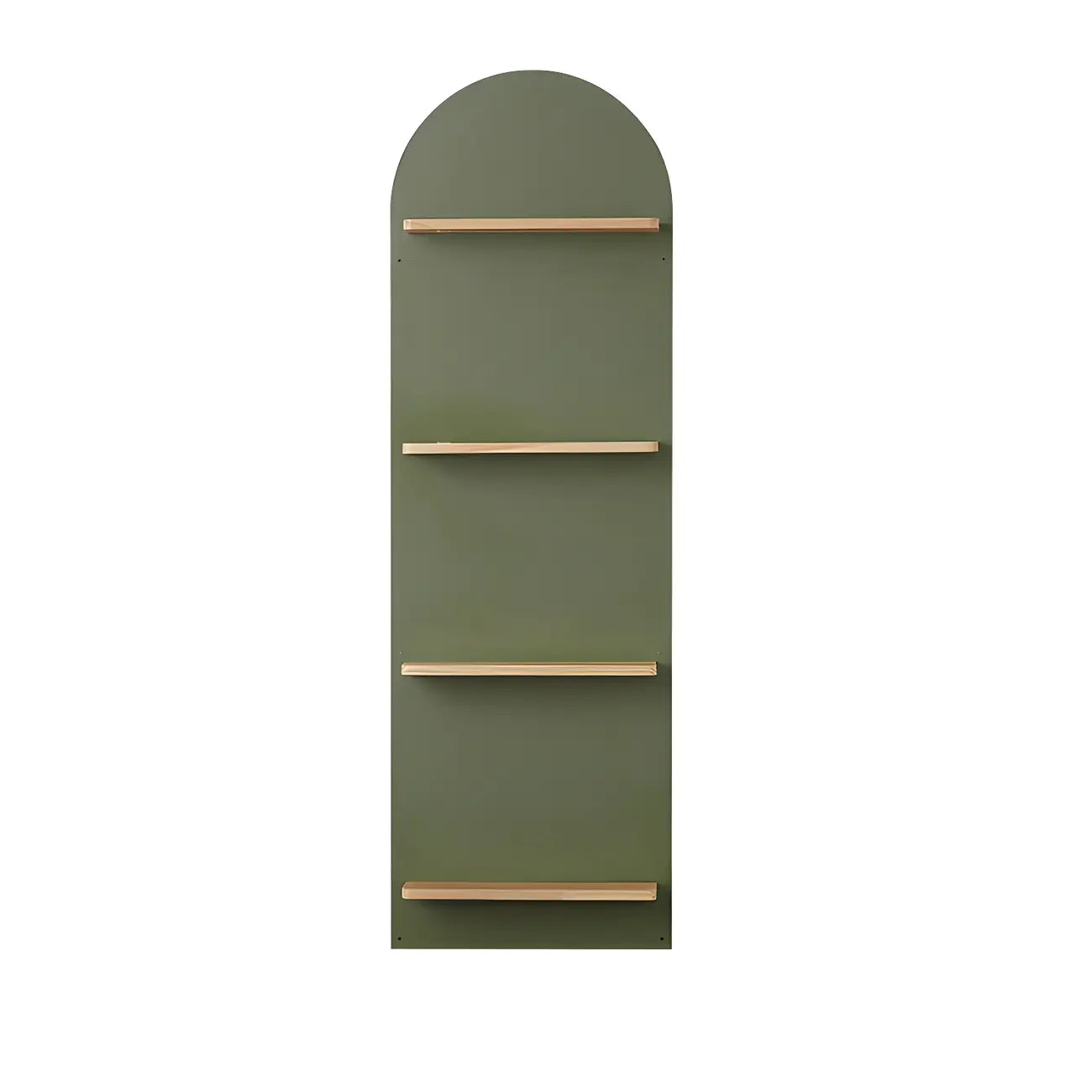 Étagère murale moderne cintrée verticale pour disques vinyles et livres