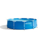 Piscine hors sol ronde à cadre métallique Intex 3,05 m x 76 cm avec pompe de filtration