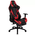 Ensemble bureau de jeu et fauteuil de jeu inclinable Flash Furniture avec repose-pieds, porte-gobelet, support pour casque et support pour moniteur/smartphone