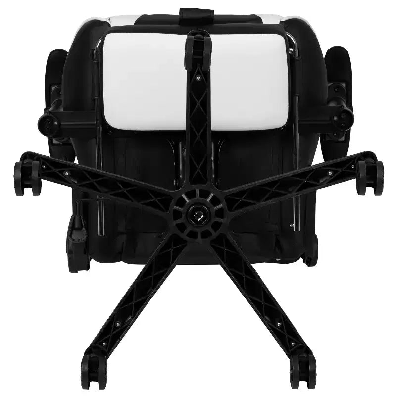 Flash Furniture Sedia da Gaming X30, sedia da ufficio ergonomica da corsa per computer con schienale completamente reclinabile e poggiapiedi estraibile in pelle sintetica rossa