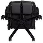 Flash Furniture Sedia da Gaming X30, sedia da ufficio ergonomica da corsa per computer con schienale completamente reclinabile e poggiapiedi estraibile in pelle sintetica rossa