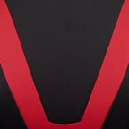 Flash Furniture Sedia da Gaming X30, sedia da ufficio ergonomica da corsa per computer con schienale completamente reclinabile e poggiapiedi estraibile in pelle sintetica rossa