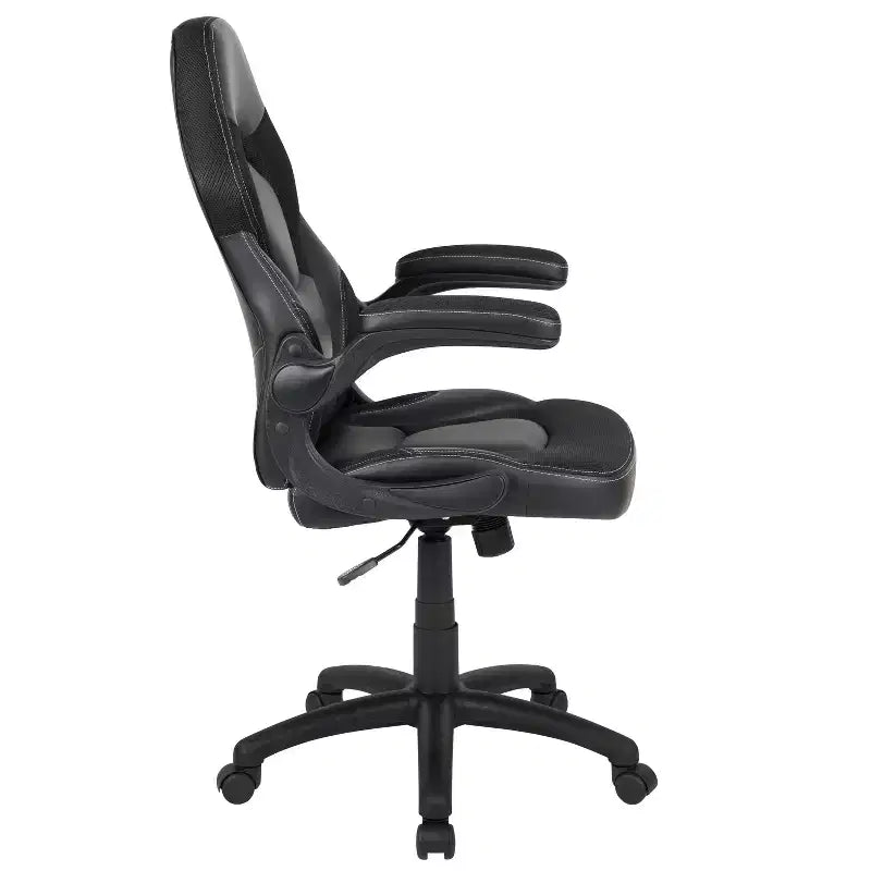 Flash Furniture X10 Sedia da Gaming Racing Ufficio Ergonomica per Computer PC Girevole Regolabile con Braccioli Ribaltabili
