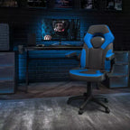 Flash Furniture X10 Sedia da Gaming Racing Ufficio Ergonomica per Computer PC Girevole Regolabile con Braccioli Ribaltabili
