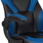 Flash Furniture X10 Sedia da Gaming Racing Ufficio Ergonomica per Computer PC Girevole Regolabile con Braccioli Ribaltabili