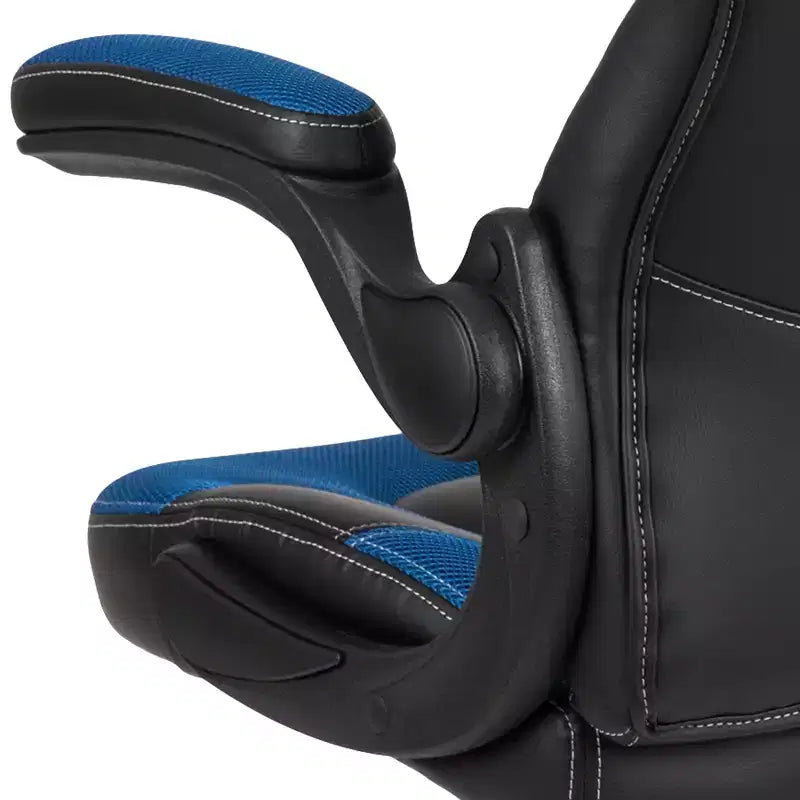 Flash Furniture X10 Sedia da Gaming Racing Ufficio Ergonomica per Computer PC Girevole Regolabile con Braccioli Ribaltabili