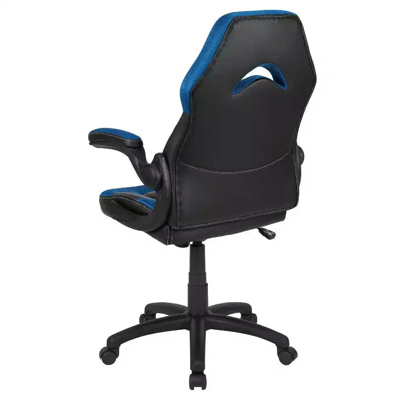 Flash Furniture X10 Sedia da Gaming Racing Ufficio Ergonomica per Computer PC Girevole Regolabile con Braccioli Ribaltabili
