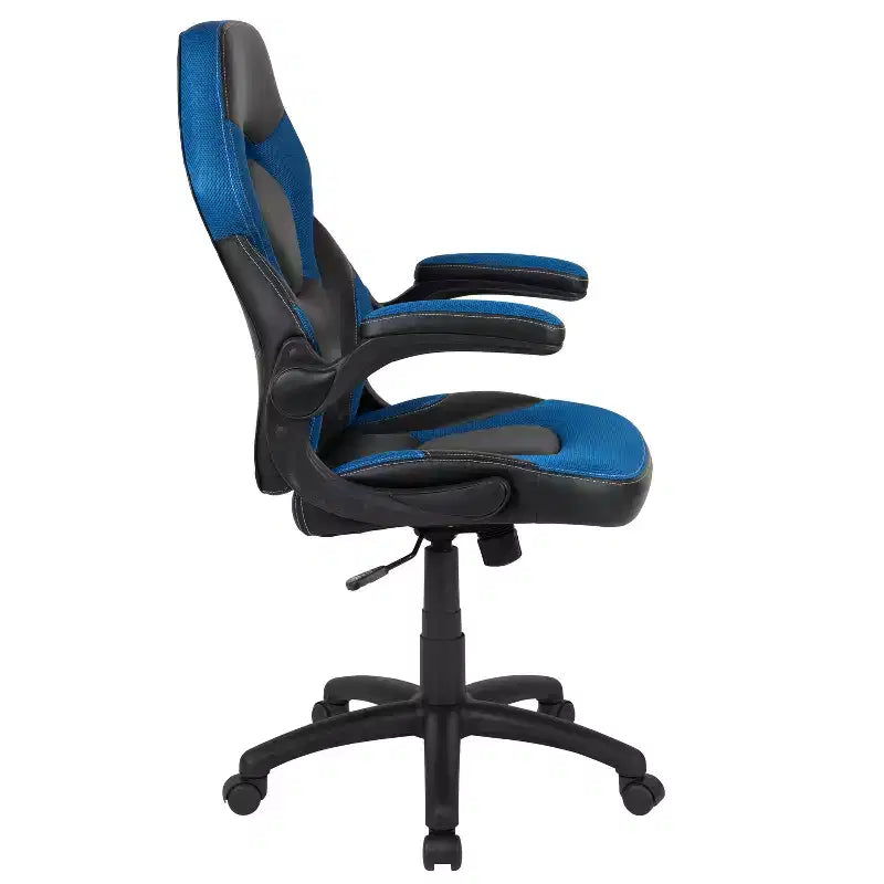 Flash Furniture X10 Sedia da Gaming Racing Ufficio Ergonomica per Computer PC Girevole Regolabile con Braccioli Ribaltabili