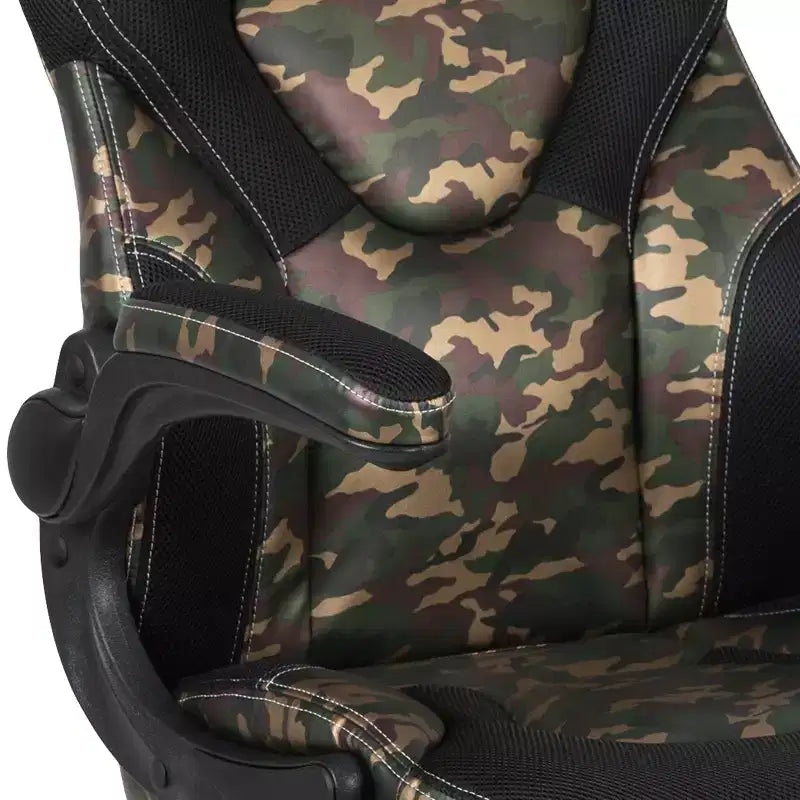 Flash Furniture X10 Sedia da Gaming Racing Ufficio Ergonomica per Computer PC Girevole Regolabile con Braccioli Ribaltabili
