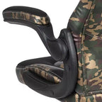 Flash Furniture X10 Sedia da Gaming Racing Ufficio Ergonomica per Computer PC Girevole Regolabile con Braccioli Ribaltabili