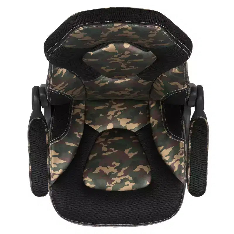 Flash Furniture X10 Sedia da Gaming Racing Ufficio Ergonomica per Computer PC Girevole Regolabile con Braccioli Ribaltabili