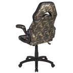 Flash Furniture X10 Sedia da Gaming Racing Ufficio Ergonomica per Computer PC Girevole Regolabile con Braccioli Ribaltabili