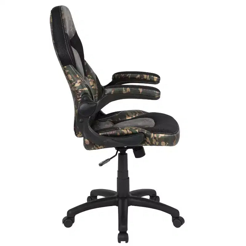 Flash Furniture X10 Sedia da Gaming Racing Ufficio Ergonomica per Computer PC Girevole Regolabile con Braccioli Ribaltabili